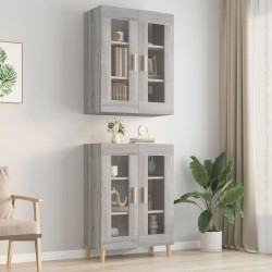 Sonata H Окачен стенен шкаф, сив сонома, 69,5x34x90 см - Corpuri, vitrine, biblioteci modulare