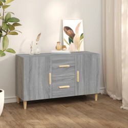 Sonata H Сайдборд, Сив сонома, 100x36x60 см, инженерно дърво - Corpuri, vitrine, biblioteci modulare