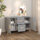 Sonata H Сайдборд, Сив сонома, 100x36x60 см, инженерно дърво