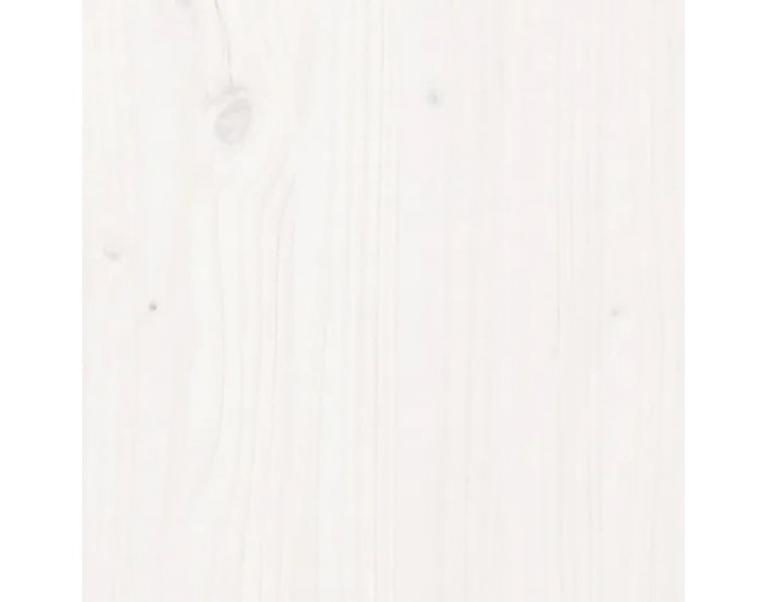Sonata H Сайдборд, бял, 100x40x75 см, бор масив