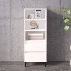 Sonata H Висок шкаф, бял, 40x36x110 см, инженерно дърво - Corpuri, vitrine, biblioteci modulare