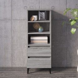 Sonata H Висок шкаф, Сив сонома, 40x36x110 см, инженерно дърво - Corpuri, vitrine, biblioteci modulare
