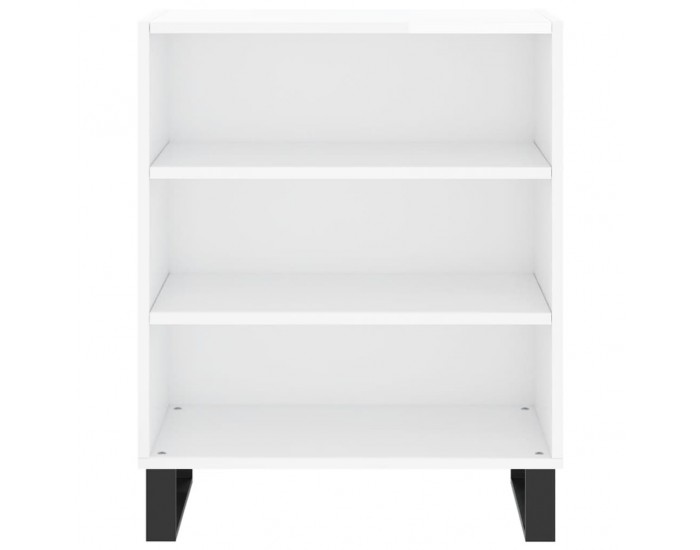 Sonata H Бюфет бял гланц 57x35x70 см инженерно дърво