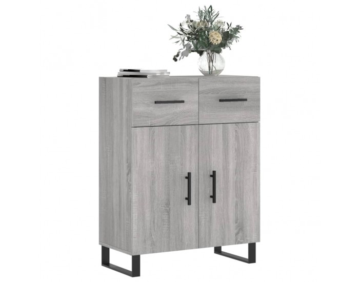 Sonata Dulap, gri sonoma, 69,5x34x90 cm, lemn compozit