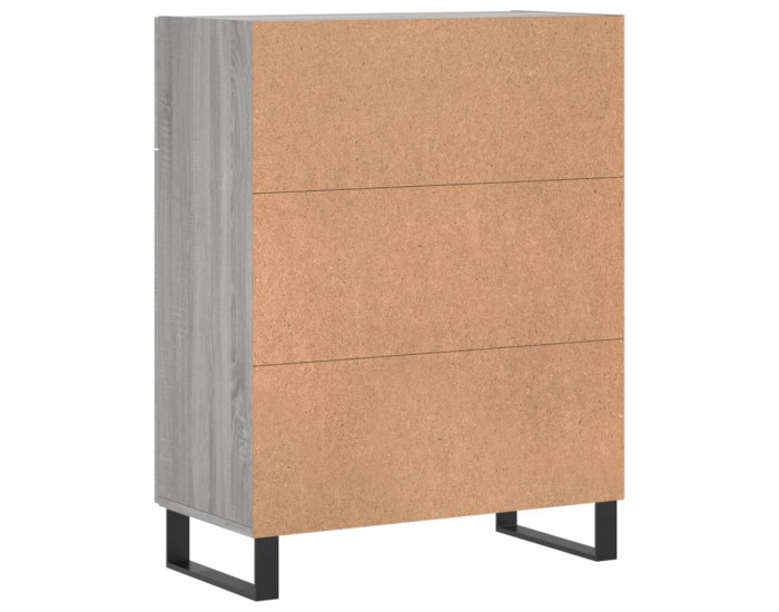 Sonata Dulap, gri sonoma, 69,5x34x90 cm, lemn compozit