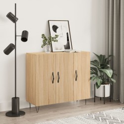 Sonata H Сайдборд, дъб сонома, 90x34x80 см, инженерно дърво - Corpuri, vitrine, biblioteci modulare