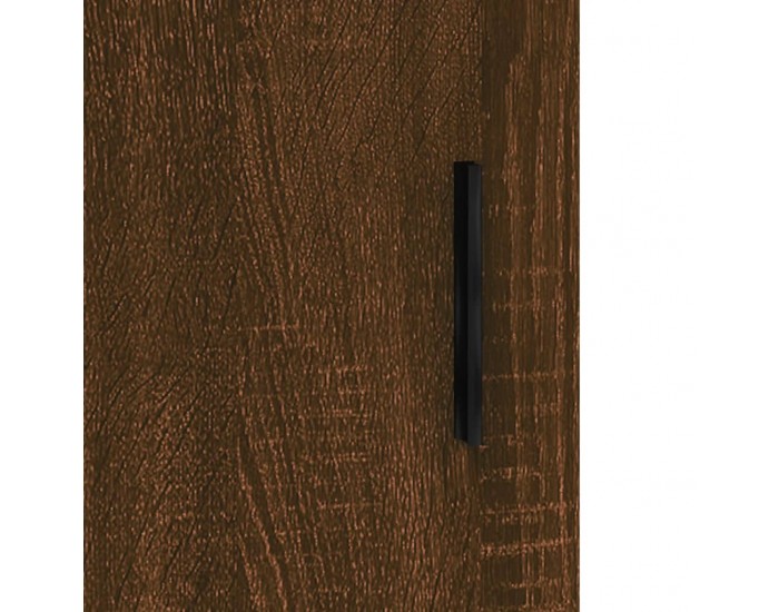 Sonata H Стенен шкаф кафяв дъб 69,5x34x90 см инженерно дърво