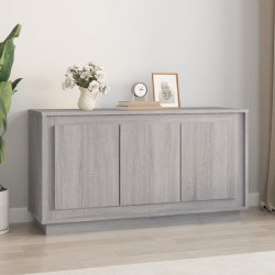 Sonata H Сайдборд, Сив сонома, 102x35x55 см, инженерно дърво - Corpuri, vitrine, biblioteci modulare