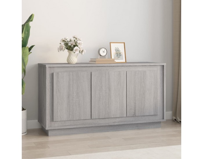Sonata H Сайдборд, Сив сонома, 102x35x55 см, инженерно дърво