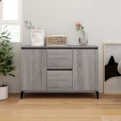 Sonata H Сайдборд, сив сонома, 104x35x70 см, инженерно дърво - Corpuri, vitrine, biblioteci modulare