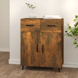 Sonata H Сайдборд, опушен дъб, 69,5x34x90 см, инженерно дърво - Corpuri, vitrine, biblioteci modulare
