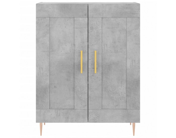 Sonata H Сайдборд, бетонно сив, 69,5x34x90 см, инженерно дърво