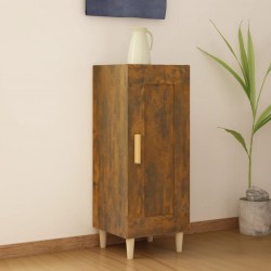 Sonata H Сайдборд, опушен дъб, 34,5x34x90 см, инженерно дърво - Corpuri, vitrine, biblioteci modulare