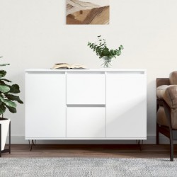 Sonata H Сайдборд, бял, 104x35x70 см, инженерно дърво - Corpuri, vitrine, biblioteci modulare