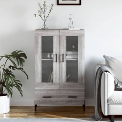 Sonata H Висок шкаф, сив сонома, 69,5x31x115 см, инженерно дърво - Corpuri, vitrine, biblioteci modulare