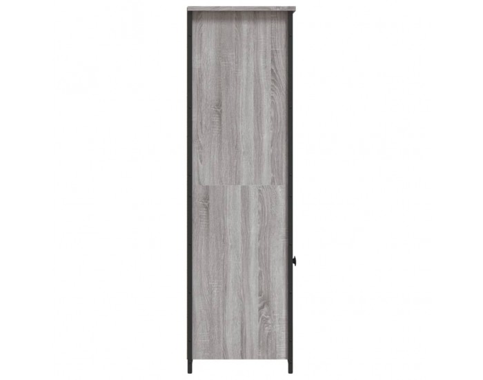 Sonata H Висок шкаф, сив сонома, 62x36x121,5 см, инженерно дърво