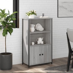 Sonata H Висок шкаф, сив сонома, 62x32x103,5 см, инженерно дърво - Corpuri, vitrine, biblioteci modulare