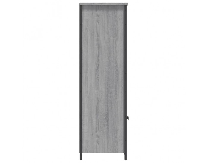 Sonata H Висок шкаф, сив сонома, 62x32x103,5 см, инженерно дърво