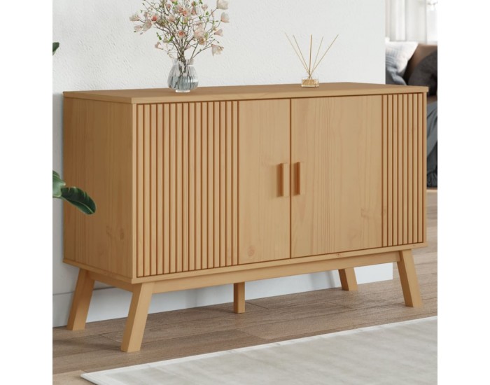 Sonata H Сайдборд OLDEN, кафяв, 114x43x73,5 см, бор масив
