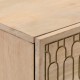 Sonata H Странични шкафове 2 бр 60x33x75 см манго масивно дърво