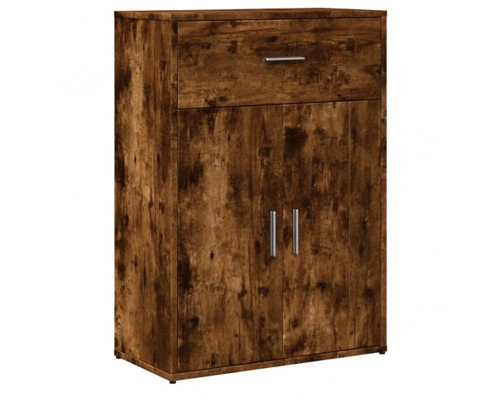 Sonata H Сайдборди, 2 бр, опушен дъб, 60x30x84 см, инженерно дърво