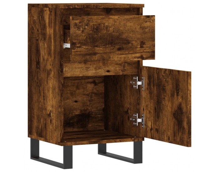 Sonata H Бюфети 2 бр опушен дъб 40x35x70 см инженерно дърво