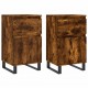 Sonata H Бюфети 2 бр опушен дъб 40x35x70 см инженерно дърво