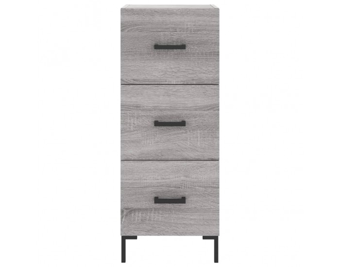 Sonata Dulap înalt, gri sonoma, 34,5x34x180 cm, lemn prelucrat