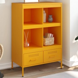 Sonata H Висок шкаф, горчица жълто, 68x39x101,5 см, стомана - Corpuri, vitrine, biblioteci modulare