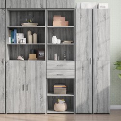Sonata H Висок шкаф, сив сонома, 50x42,5x185 см, инженерно дърво - Corpuri, vitrine, biblioteci modulare