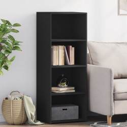 Sonata H Висок шкаф, черен, 45x41x124 см, инженерно дърво - Corpuri, vitrine, biblioteci modulare