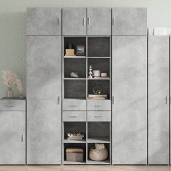 Sonata H Шкаф за съхранение бетонно сив 70x42,5x225 см инженерно дърво - Corpuri, vitrine, biblioteci modulare