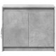 Sonata H Сайдборд с LED, бетонно сив, 72x34x61 см, инженерно дърво
