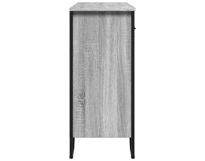 Sonata H Сайдборд, сив сонома, 97x32,5x74,5 см, инженерно дърво