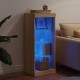 Sonata H Сайдборд с LED светлини, сонома дъб, 41x37x100 см