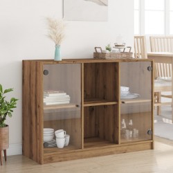 Sonata H Сайдборд, дъб артизан, 102x37x75,5 см, инженерно дърво - Corpuri, vitrine, biblioteci modulare