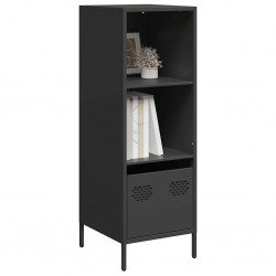Sonata H Висок шкаф, черен, 35x39x103,5 см, стомана - Corpuri, vitrine, biblioteci modulare