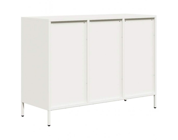 Sonata H Бюфет, бял, 101,5x39x73,5 см, студеновалцувана стомана
