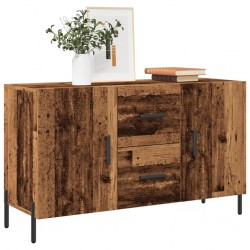 Sonata H Сайдборд, старо дърво, 100x36x60 см, инженерно дърво - Corpuri, vitrine, biblioteci modulare