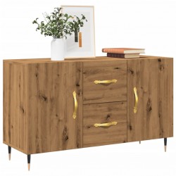 Sonata H Сайдборд, дъб артизан, 100x36x60 см, инженерно дърво - Corpuri, vitrine, biblioteci modulare
