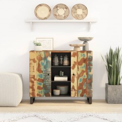 Sonata H Сайдборд с 2 врати 90x33x75 см масивно регенерирано дърво - Corpuri, vitrine, biblioteci modulare