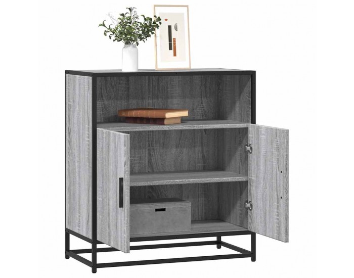 Sonata H Шкаф Grey Sonoma 68x35x76 cm Изработена дървесина