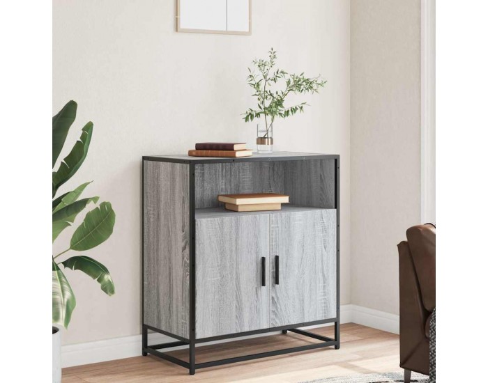 Sonata H Шкаф Grey Sonoma 68x35x76 cm Изработена дървесина