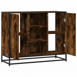 Sonata H Сайдборд, опушен дъб, 92x35x76 см, инженерно дърво - Corpuri, vitrine, biblioteci modulare