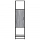 Sonata H Висока дъска Grey Sonoma 35,5x35x139cm Обработено дърво и метал