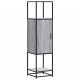 Sonata H Висока дъска Grey Sonoma 35,5x35x139cm Обработено дърво и метал