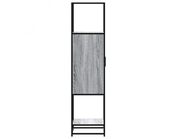 Sonata H Висока дъска Grey Sonoma 35,5x35x139cm Обработено дърво и метал