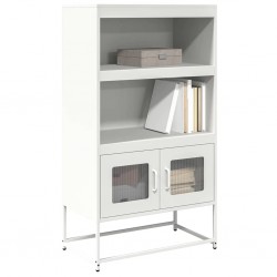 Sonata H Висока дъска Бяла 68x39x123 cm Стомана - Corpuri, vitrine, biblioteci modulare