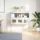 Sonata H Бюфет, бял, 100,5x39x107 см, студеновалцувана стомана