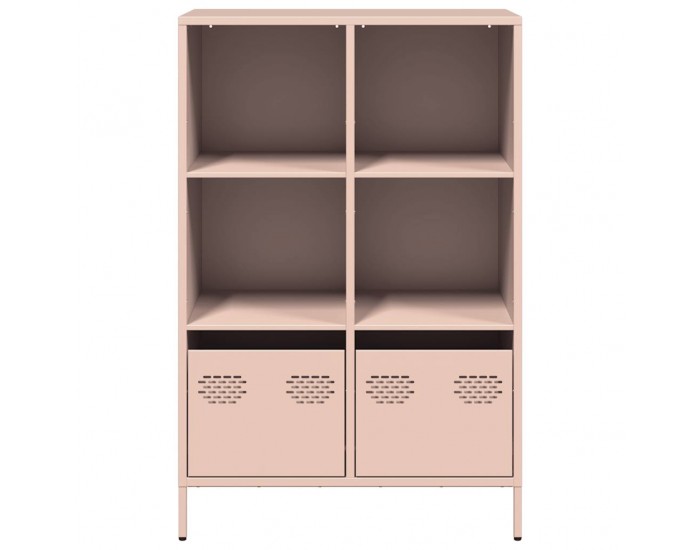 Sonata H Висок шкаф, розов, 68x39x103,5 см, стомана